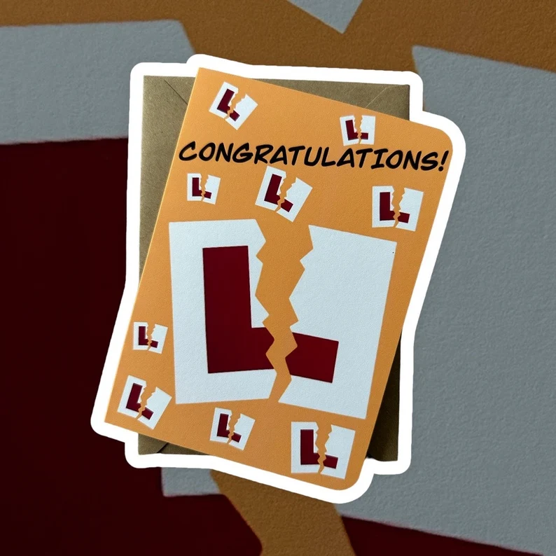 Congratulations – Passed Driving Test Card - Image 2