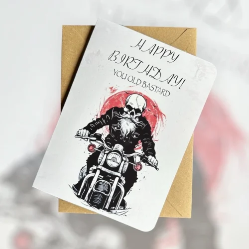 Funny Motorcycle Enthusiast Birthday Card