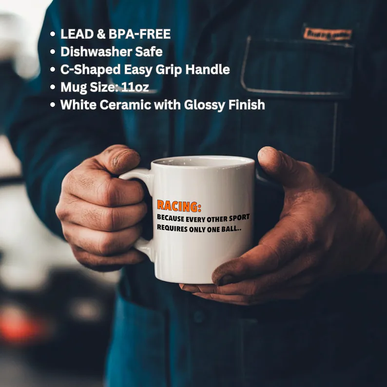 Personalised Coffee Mug – Rally Car Design - Image 4