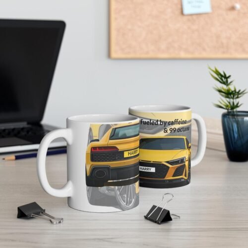 Personalised Coffee Mug – Rally Car Design