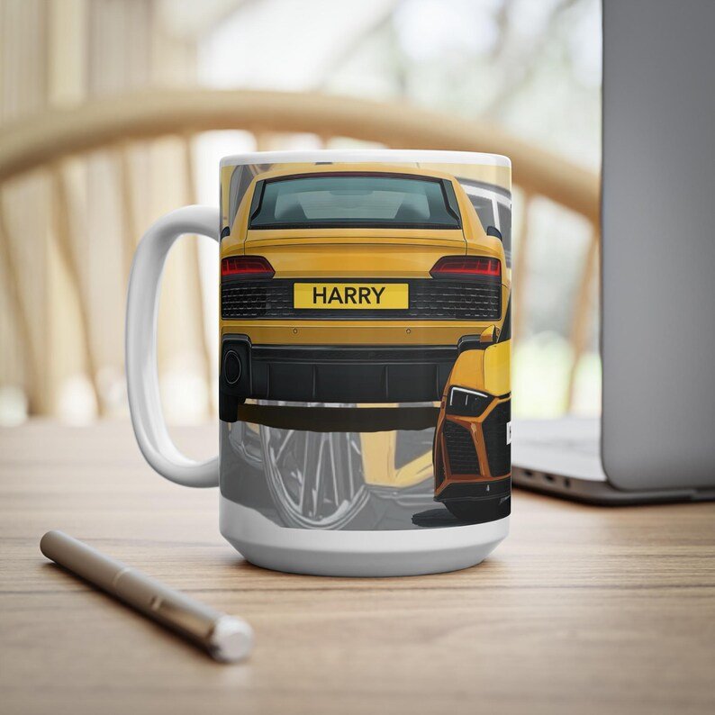 Personalised Coffee Mug – Rally Car Design - Image 3