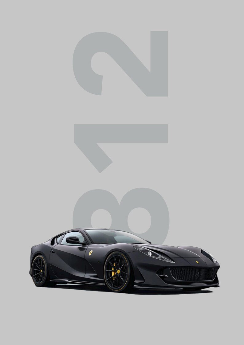 Bedroom Wall Art Supercar Poster - Image 4