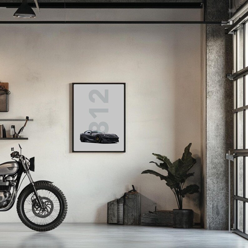 Bedroom Wall Art Supercar Poster - Image 2